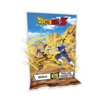 Diorama Acrilico Goku Vs Vegeta Dragon Ball
