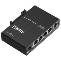Teltonikateltonika Tsw010 Din Rain Switch 5 X Fast Ethernet (10/100) Supporto Power Over Ethernet (poe) Nero