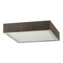 [gebraucht] B-ware Argon Deckenleuchte Tromsö 40x40 Cm Hängeleuchte Deckenlampe Lampe Betongrau