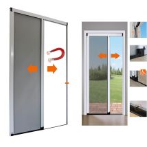 Sangiorgio - Zanzariera A Rullo Con Calamita Per Porte Apertura Laterale Tanke - Colore: Marrone Ral 8017