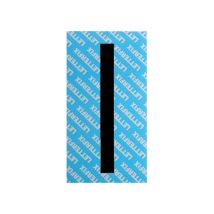 Numéro de porte – Lettre Adhésive Noire Série T80 – Matières, Numéro de porte