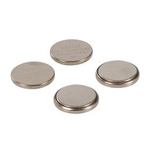 Batterie a bottone al litio CR2032 4 pezzi – 3 V – Compatibile con orologi, calcolatrici, giocattoli – PowerMaster