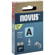 Agrafe À Fil Fin A Type 53 Agrafe B.11,3mm 4mm 0,75mm 1800 Pcs. Novus