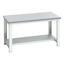 Bott 41004173.16v Cubio Bench With Half Shelf, Laminate Top 1500 X 900mm