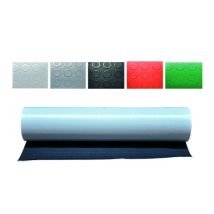 Tappeto Bollato A Bolle In Pvc, Spessore Mm 1.3 - Mt. 1 X 25 Grigio Cf. 1 Rotolo
