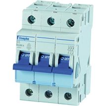 Bornier et borne de raccordement électrique – Leitungsschutzschalter DLS 6 – Nombre de connexion(s) bornier, Intensité courant, Largeur, Section câble