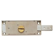 Paar bevorzugte Schlösser mit doppeltem Rechts- und Linksbart für Rollläden – 155 mm x 55 mm – eintouriger Riegel