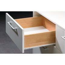 Coppia Di Guide A Rulli Fr402 Hettich - L.500 Mm - Portata 25 Kg - Bianco - 1058348