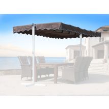 Ersatzdach Standmarkise Dubai 375 X 225 Cm Markise Taupe / Beigegrau Ral 7006