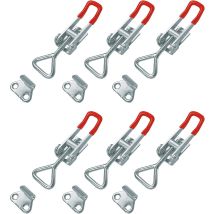 [french Days]gh-4001 Loquet À Bascule En Métal 6pcs Sauterelles De Menuisier Réglable Rapide Pince À Bascule Fixation Boucle Avec Pour Fixation Et 