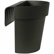 Balkon-hängetopf Up, Anthrazit Ø 25 Cm,mit Wasserreservoir