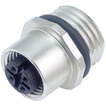09-3432-578-04 Sensor-/aktor-einbausteckver M12 Buchse, Gerade Polzahl Sensoren: 4 1 S - Binder