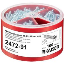 Kaiser Elektro 2472-91 Scatola Assortimento Viti 100 Pz.
