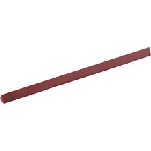Muller – Degussit-3-kant Feile 100 x 10 mm – Mischkristall (Aluminiumoxid) – für Aluminium, Edelstahl, GFK, Guss, Hartholz, Hartmetall, Kunststoff, 