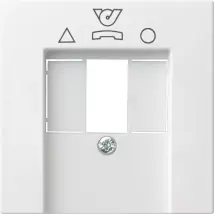 Abdeckung Für Tdo-anschlussdose 3x10 System 55 Reinweiß Glänzend 026003