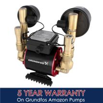 Grundfos - Watermill Amazon Stn 3.0 Bar Twin Impeller Shower Pump