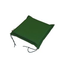 Fabotex Outdoor-Kissen – 40x40xh5 cm – UV-beständig – für Gartenstühle, Terrassen, Balkone – bequemes Kissen mit Schnürsenkeln