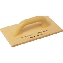 Llana de madera 180 x 320 mm – Contrachapado de Abachi – Manija espumada de PUR – Ideal para alisado y acabado