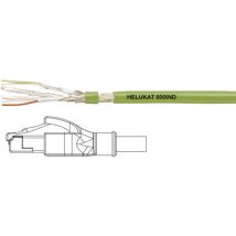 Helukabel - 806623 Rj45 Netzwerkkabel, Patchkabel Cat 6a S/ftp 10.00 M Grün Pur-mantel, Geflechtschirm