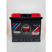 Level Up Batteria Auto 50ah 12v - Alta Prestazione E Affidabilità - Tecnologia Piombo-acido, Resistente Alle Scariche Profonde - Made In Italy