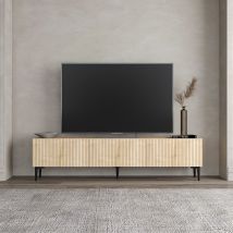 Mobili Tv, Tavolo Tv, Credenza Bassa Stand Sapphire Quercia
