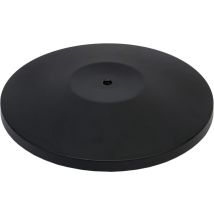 Securit - Base Per Sistema Barriera Retrattile - Per Bar, Ristoranti, Pub, Negozi - Antigraffio E Protezione Del Pavimento - Acciaio Inox Rivestito - 