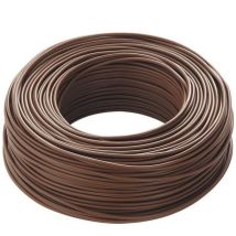 Icel Cavo Elettrico Unipolare Filo Rame 1,5 2,5 4 6mm Cpr Fs17 Per Impianti Casa, Marrone, 2,5 Mm