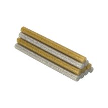 Barrette Cola Decorazione E Hobby Ø8x120mm Glitter Oro+argento Blister 20 Unità. 20430208 Salki