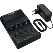 Ansmann - Universal Charger Ubc-powerline4ultra-eu-cb Con Un Bloque De Fuente De Alimentación De 1.2 V Nimh