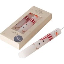 Boltze Candele Di Natale Bianche 16 Cm, Set Di 3