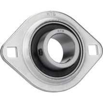 Htb Sbpfl 204 Cuscinetto Flangiato Lamiera D'Acciaio Ø Foro 20 Mm Distanza Tra I Fori 71.5 Mm