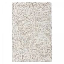 Tapis Salon Et Chambre En Laine 200x290 Crème Rectangle Fait À La Main