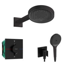 Set Doccia Termostatico Ad Incasso, Con Corpo Incasso, Diametro 25 Cm, 3 Getti, Nero Opaco Sani21hhh407 - Hansgrohe
