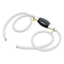 Pompe Manuelle D’extraction Pour Carburant, Eau Et Huile – Kit Siphon Avec Poire D’aspiration, Tuyau 2m Transparent + Serre-joints – Vidange Facile Et