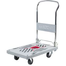 RuXXac – Chariot d'atelier Dandy – Longueur 670 mm, Largeur 465 mm, Hauteur 895 mm, Charge max 180 kg, Matériau plastique, Piétement inox