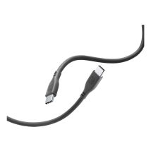Cellularline - Soft Cable - Usb-c-zu-usb-c-kabel 1,2 M (schwarz)