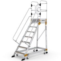 Mobile Plattformtreppe 5 Stufen - Maximale Arbeitshöhe 3.25m - Ep4
