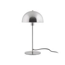 Leitmotiv Bonnet Lampada Da Tavolo Nickel Satinato Design Retro Moderno