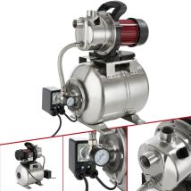 Canbolat Vertriebs Gmbh - Arebos Domestic Waterworks 1200 Watt Delivery Rate 3800 L/h Delivery Head 48 Metres 19 L Tank