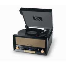 Plattenspieler Vinyl/cd/usb Stereo 3 Geschwindigkeiten 33/45/78rpm Muse Mt110b