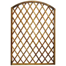 Pannello In Legno Di Pino Impregnato Traliccio Ad Arco Per Recinzioni E Decorazioni Piante Rampicanti Lasa 90x180 Cm