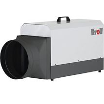 Calefactor eléctrico Kroll E 18SH – 18 kW – Caudal de aire 960 m³/h – Termostato integrado – Diseño compacto