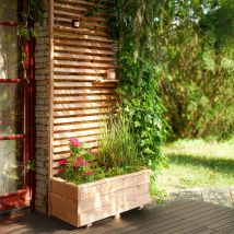Venetian Garden Planter Larch - L89 X W43 X H234 Cm - Self-assembly
