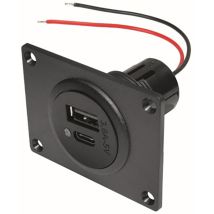 Power Usb-c /a Doppelsteckdose 12 Oder 24 V/dc - Procar