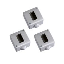 Lot De 3 Boîtiers Gloca 1p Ip40 Compatibles Avec La Série Matix