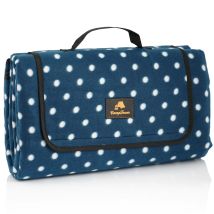 Campfeuer Coperta Da Picnic 200x200 Cm Blu Motivo: Pois