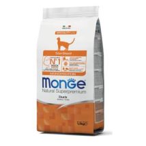 Croquettes Monoprotéinées Monge Pour Chats Stérilisés Au Canard 1,5 Kg