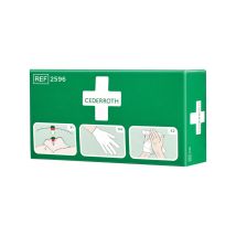 Beatmungsmaske Set – 1 Maske mit Rückschlagventil, 2 Paar Handschuhe, 2 Reinigungstücher – Cederroth