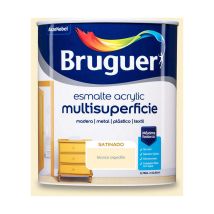 Smalto Acrilico Multisuperficie In Cotone Bianco Satinato 0,750 L 5057441 Bruguer