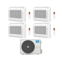 Midea Climatiseur Console Quadri Split Mfa2u 12+12+12+18 Avec M5oe-42hfn8-q Inverter R 32 Wi-fi En Option Classe A++